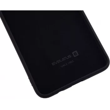Capa de silicone nano Evelatus para Samsung Galaxy A70 Soft Touch TPU preta