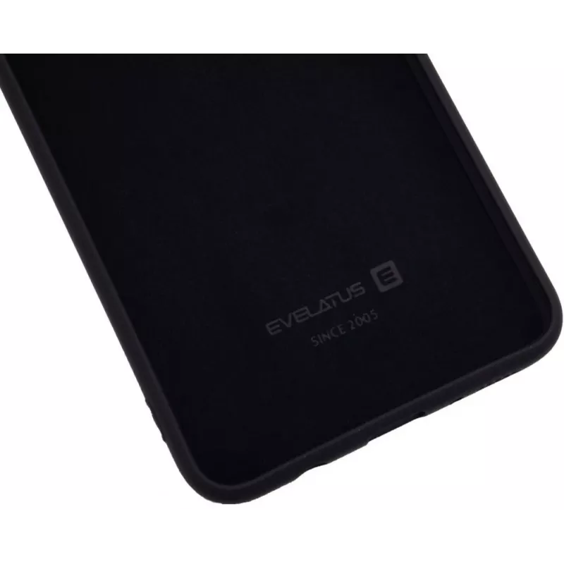Capa de silicone nano Evelatus para Samsung Galaxy A70 Soft Touch TPU preta