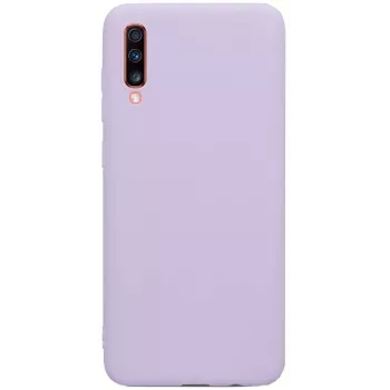 Capa de silicone nano Evelatus para Samsung Galaxy A70 Soft Touch TPU azul