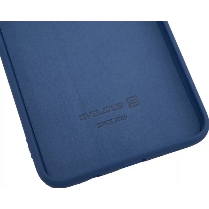 Evelatus Samsung Galaxy A70 Capa de Silicone Nano Soft Touch TPU Azul Escura