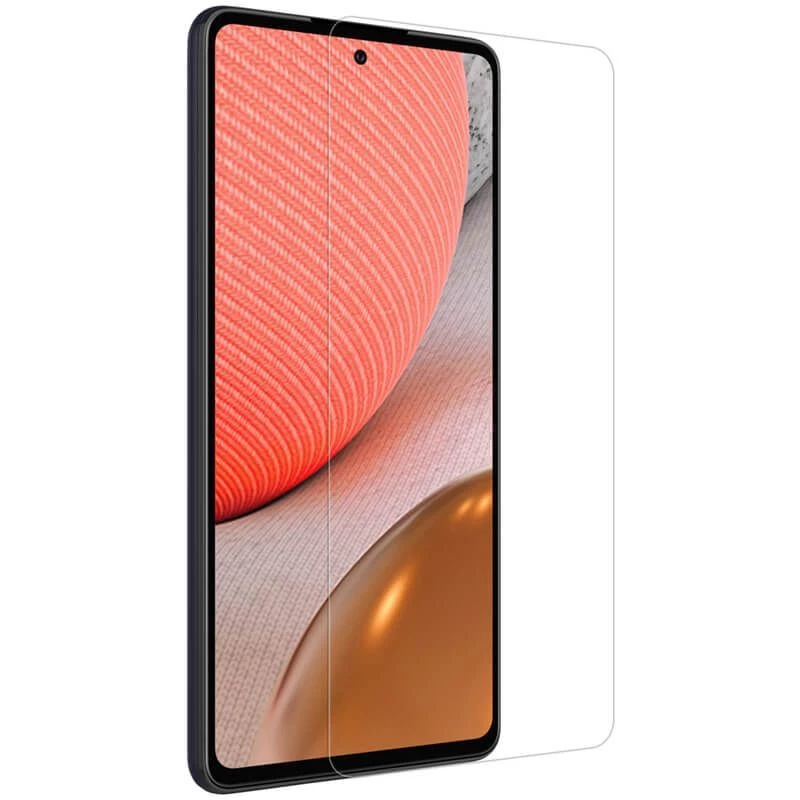 Película protetora de ecrã Evelatus em vidro temperado 0,33 mm plana transparente com cola japonesa, antiestática, para Samsung Galaxy A72 4G / A72 5G