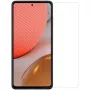 Película protetora de ecrã Evelatus em vidro temperado 0,33 mm plana transparente com cola japonesa, antiestática, para Samsung Galaxy A72 4G / A72 5G