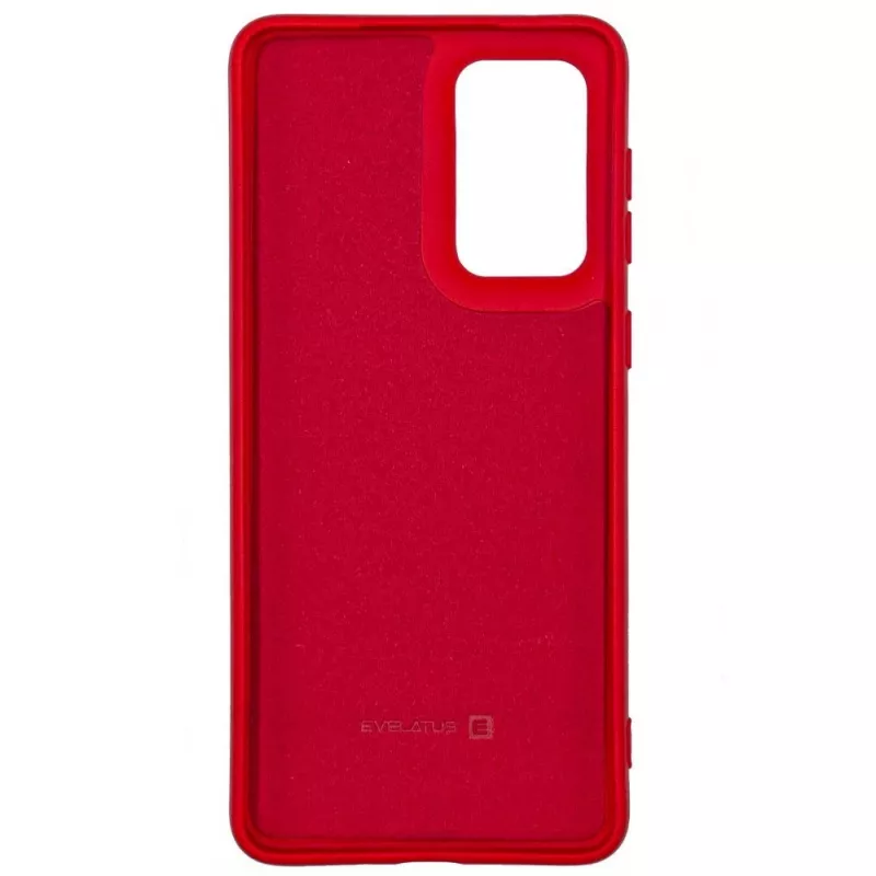 Evelatus Capa de silicone nano Soft Touch TPU para Samsung Galaxy A73 5G vermelha