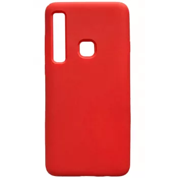 Capa de silicone Nano Evelatus Soft Touch em TPU para Samsung Galaxy A9 2018 vermelha