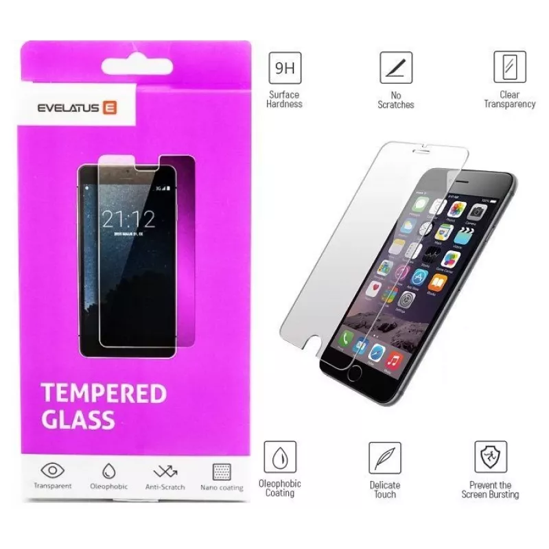 Evelatus Capa Traseira de Silicone para Samsung Galaxy J3 J320 2016 Preto