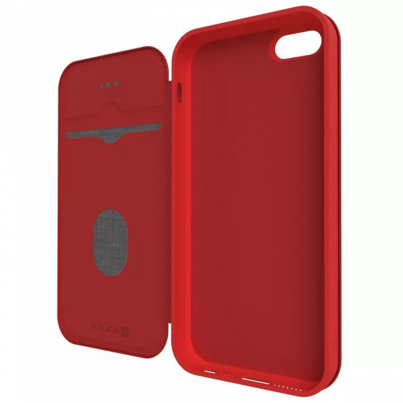 Evelatus Capa tipo livro para Samsung Galaxy J4 Plus vermelho-vinho