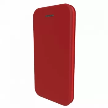 Evelatus Capa tipo livro para Samsung Galaxy J4 Plus vermelho-vinho