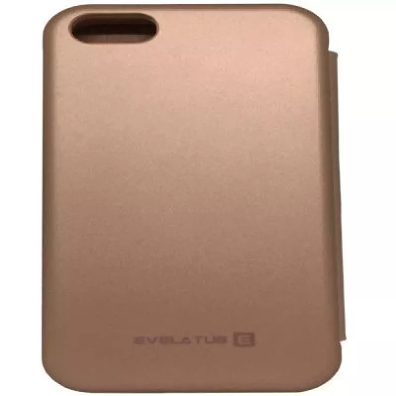 Capa tipo livro Evelatus para Samsung Galaxy J6 (2018) rosa-ouro
