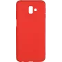 Capa de silicone Evelatus para Samsung Galaxy J6 Plus, vermelho