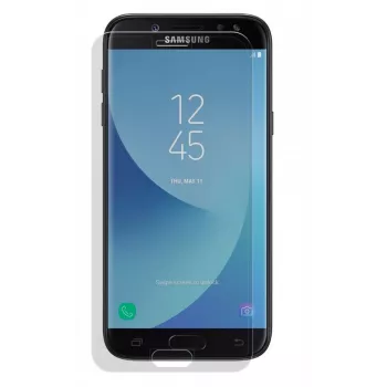 Película protetora de ecrã em vidro temperado 0,33 mm plana e transparente Evelatus para Samsung Galaxy J7 (2017) J730 com cola japonesa, antiestática