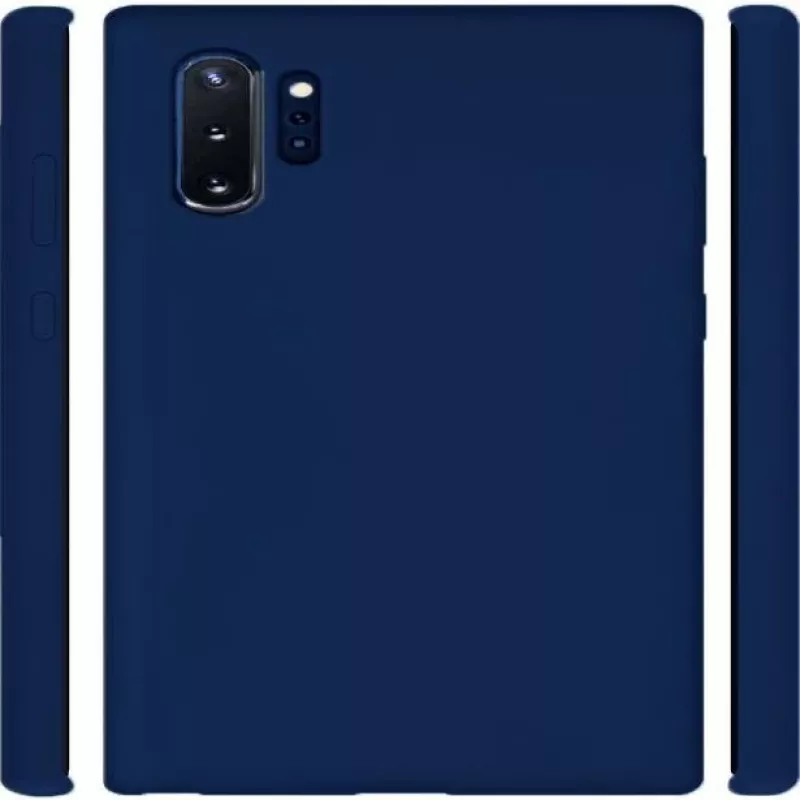 Capa de silicone nano Evelatus para Samsung Galaxy Note 10 Plus Soft Touch TPU azul