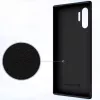 Evelatus Capa de silicone Premium Soft Touch preta para Samsung Galaxy Note 10 Plus