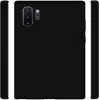Evelatus Capa de silicone Premium Soft Touch preta para Samsung Galaxy Note 10 Plus