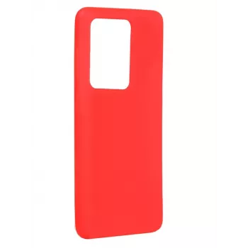 Capa em silicone nano Evelatus para Samsung Galaxy Note 20 Ultra, Soft Touch TPU, vermelha