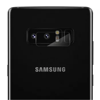 EVELATUS Samsung Galaxy Note 8 Proteção para lentes da câmara em vidro temperado 9H transparente