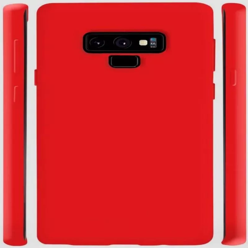 Evelatus Capa de silicone nano Soft Touch TPU para Samsung Galaxy Note 9 vermelha