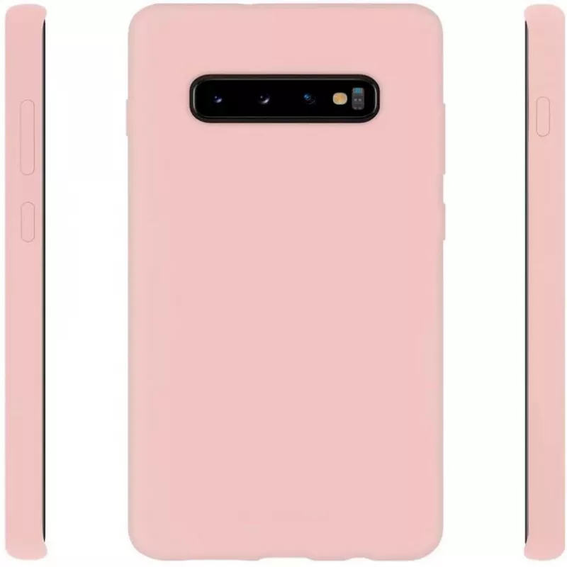 Evelatus Samsung Galaxy S10+ Capa de silicone Nano Soft Touch TPU Bege