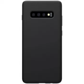 Evelatus Capa de silicone Nano para Samsung Galaxy S10 Soft Touch TPU preto