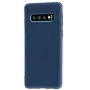 Capa de silicone nano Evelatus para Samsung Galaxy S10+ Soft Touch TPU azul-escuro