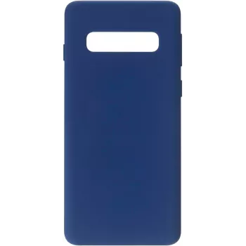 Evelatus Capa de silicone Nano Soft Touch TPU para Samsung Galaxy S10 azul meia-noite