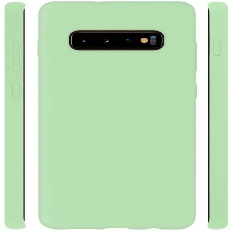 Evelatus Samsung Galaxy S10 Capa de Silicone Nano Soft Touch TPU Menta