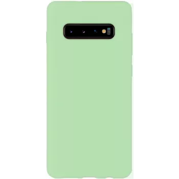 Evelatus Samsung Galaxy S10 Capa de Silicone Nano Soft Touch TPU Menta