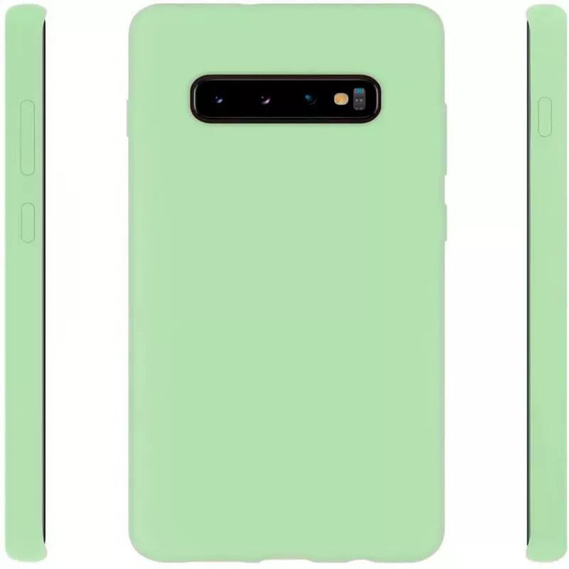 Evelatus Samsung Galaxy S10+ capa de nano silicone Soft Touch TPU Menta