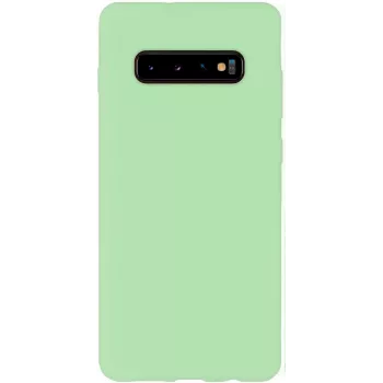 Evelatus Samsung Galaxy S10+ capa de nano silicone Soft Touch TPU Menta