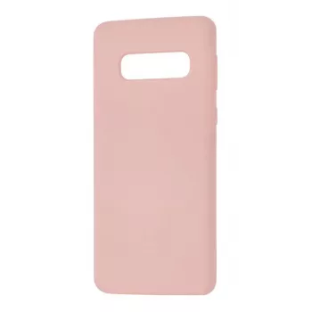 Capa Evelatus Nano Silicone Soft Touch TPU para Samsung Galaxy S10 rosa areia