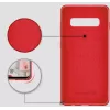 Capa Evelatus Nano Silicone Soft Touch TPU vermelha para Samsung Galaxy S10