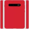 Capa Evelatus Nano Silicone Soft Touch TPU vermelha para Samsung Galaxy S10