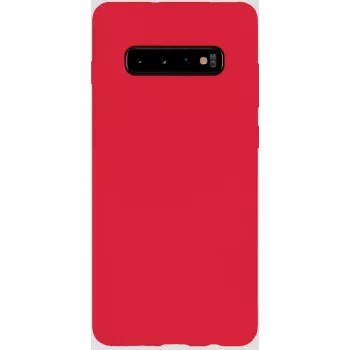 Capa Evelatus Nano Silicone Soft Touch TPU vermelha para Samsung Galaxy S10