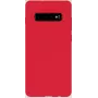 Capa Evelatus Nano Silicone Soft Touch TPU vermelha para Samsung Galaxy S10