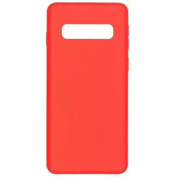 Capa Nano Silicone Soft Touch TPU Evelatus para Samsung Galaxy S10 vermelha