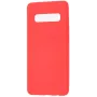 Capa de silicone nano Evelatus para Samsung Galaxy S10 Plus Soft Touch TPU vermelha