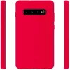 Capa de silicone macia Evelatus para Samsung Galaxy S10 Plus Vermelha