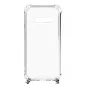 Evelatus Capa transparente de silicone para Samsung Galaxy S10 com alça de colar TPU dourada