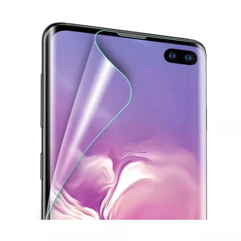 Evelatus Película de proteção de ecrã TPU para Samsung Galaxy S10 – cobertura total, autorregeneradora, ultraclara