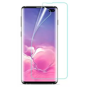 Evelatus Película de proteção de ecrã TPU para Samsung Galaxy S10 – cobertura total, autorregeneradora, ultraclara