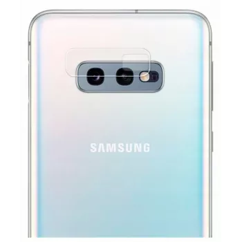 Evelatus Vidro da lente da câmara de substituição para Samsung Galaxy S10e - transparente com moldura preta