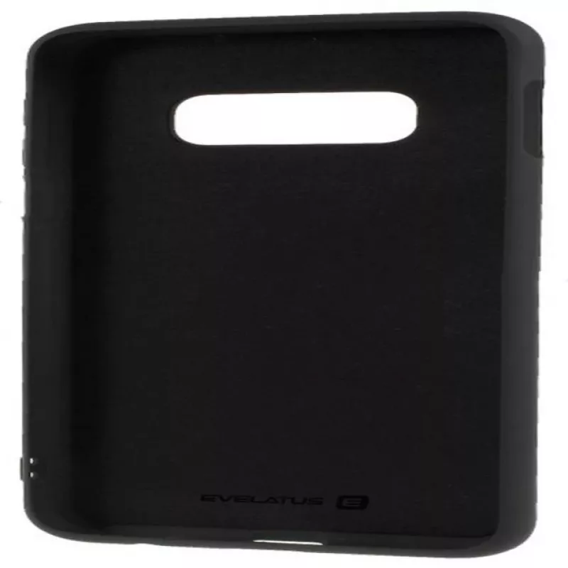 Evelatus Capa de Silicone Nano Soft Touch TPU para Samsung Galaxy S10e Preto