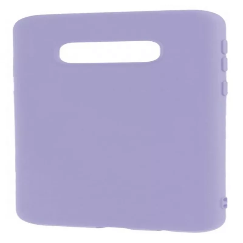 Capa de silicone nano Evelatus para Samsung Galaxy S10e Soft Touch TPU azul
