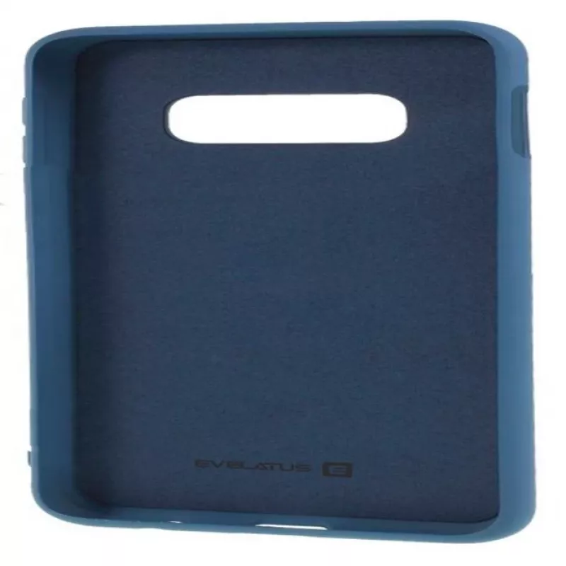 Capa de Silicone Nano Evelatus Soft Touch TPU para Samsung Galaxy S10e Azul Escuro