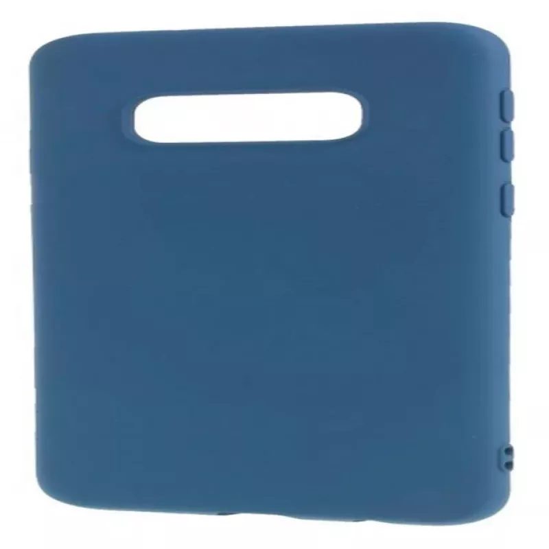 Capa de Silicone Nano Evelatus Soft Touch TPU para Samsung Galaxy S10e Azul Escuro