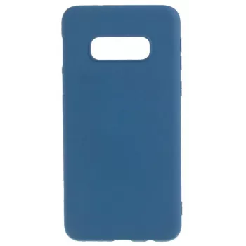 Capa de Silicone Nano Evelatus Soft Touch TPU para Samsung Galaxy S10e Azul Escuro