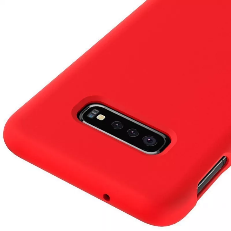 Capa Evelatus Nano Silicone Soft Touch TPU para Samsung Galaxy S10e vermelha