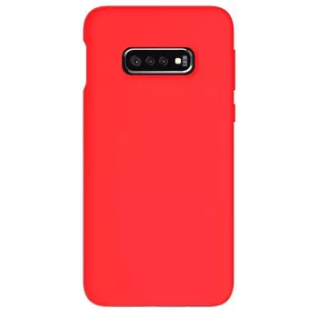 Capa Evelatus Nano Silicone Soft Touch TPU para Samsung Galaxy S10e vermelha