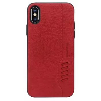 Capa de proteção híbrida Evelatus para Samsung Galaxy S10e Shooter Red com suporte e anel para dedo