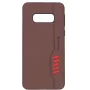 Evelatus Capa Traseira Shooter Series para Samsung Galaxy S10e Castanha
