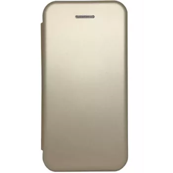 Capa tipo livro Evelatus Samsung Galaxy S20 dourada - estojo em pele PU com compartimentos para cartões, suporte e fecho magnético
